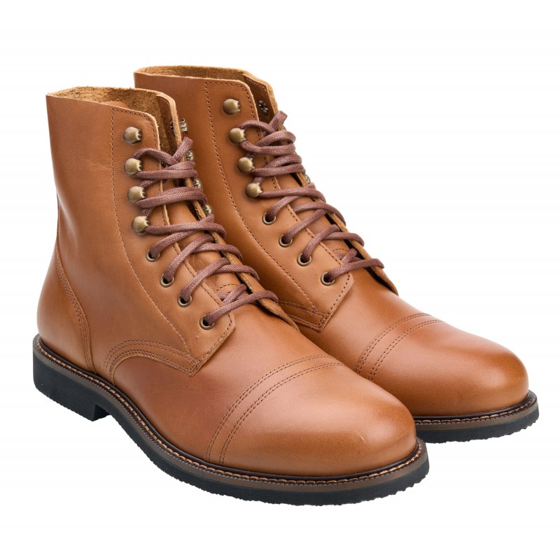 Lederstiefeletten braun 1966 Low Quarters...