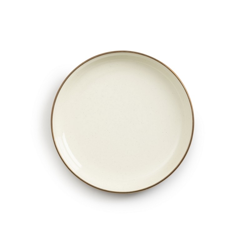 Set of 2 Small olive-coloured enamel steel...