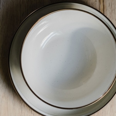 Set of 2 Olive Enamel Steel Bowls – Barebones Living