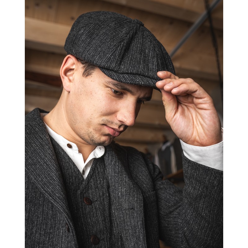 Casquette 1928 Newsboy Cap Glasgow Grey – Pike...