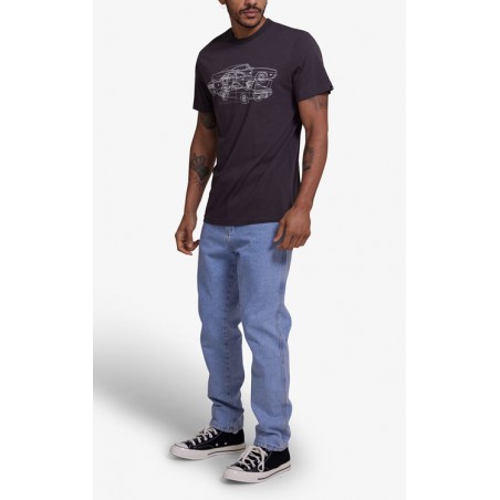 T-SHIRT COTON BIO CHARGER TEE ANTHRACITE - Deus Ex Machina