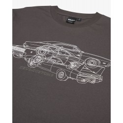 ORGANIC COTTON T-SHIRT CHARGER TEE ANTHRACITE - Deus Ex... 2