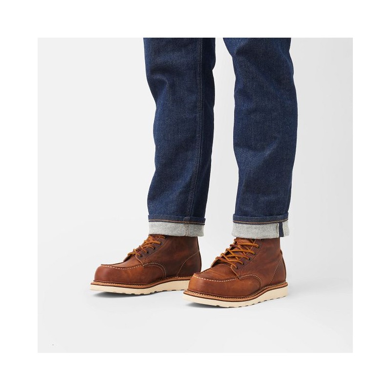1907 Moc Toe Copper Rough & Tough Boots - Red...