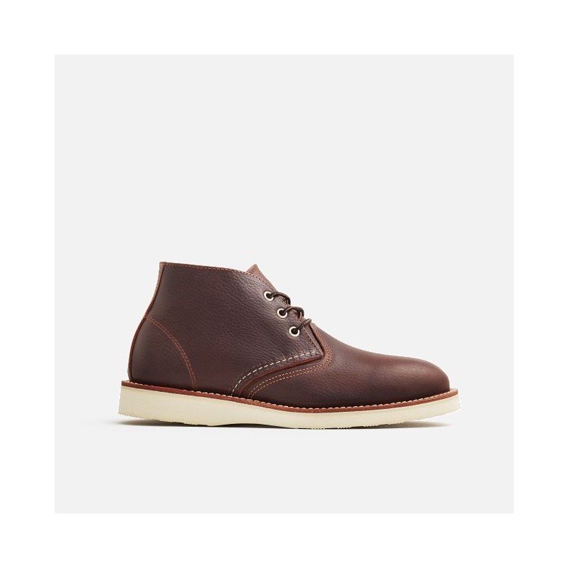 3141 Work Chukka Briar Oil Slick Boots - Red...