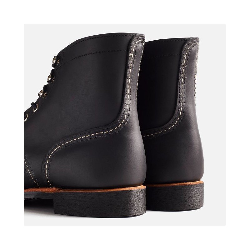 Bottines 8084 Iron Ranger Black Harness - Red...