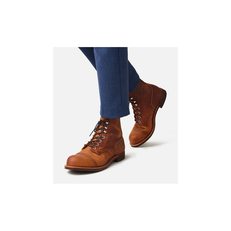Stiefeletten 8085 Iron Ranger Copper Rough &...