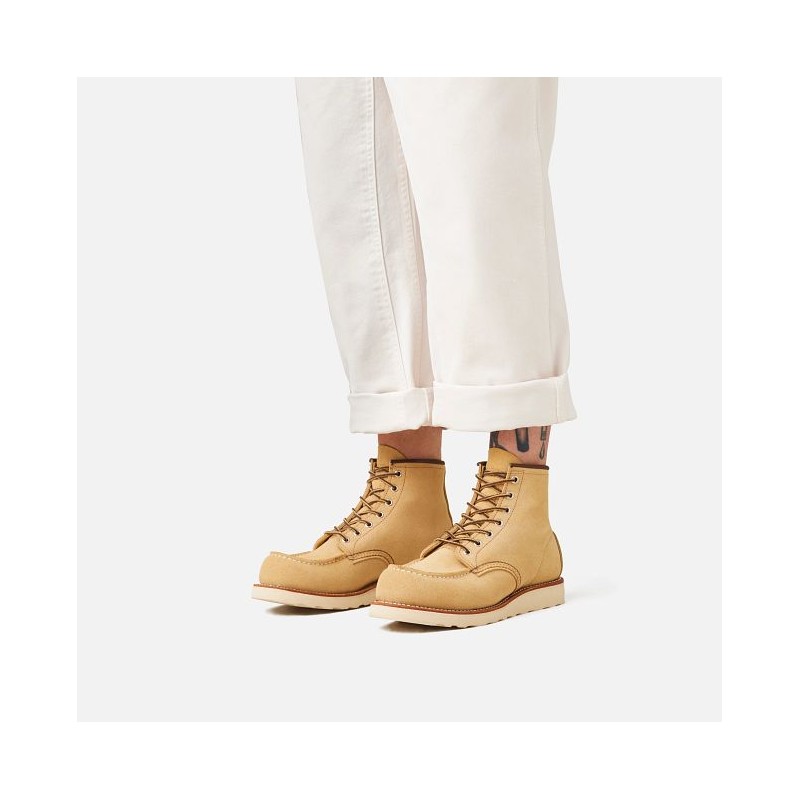 6" Moc Toe 8833 Hawthorne Abilene Boots - Red...