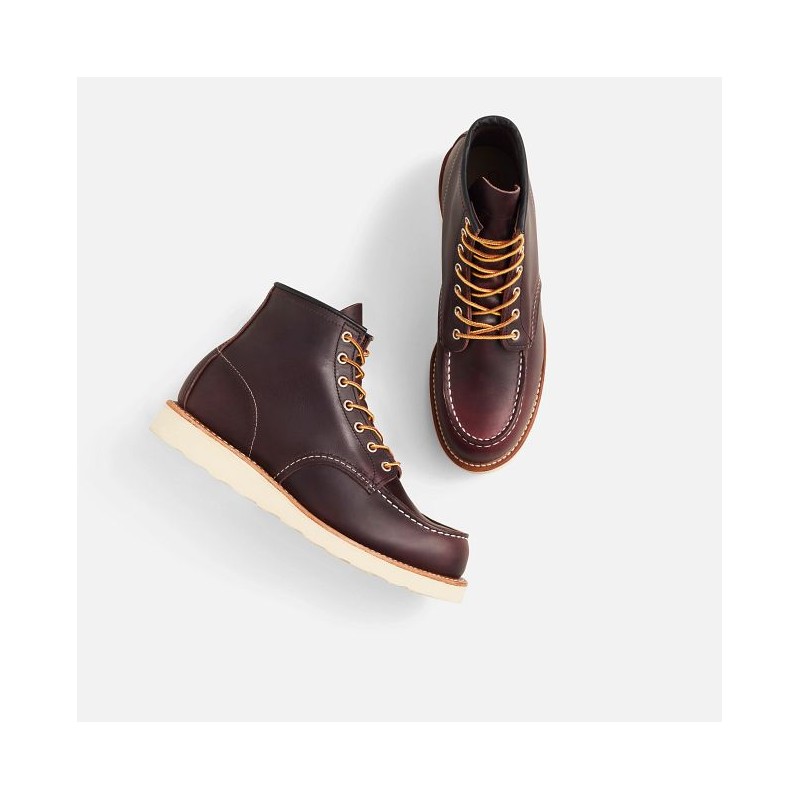6" Moc Toe 8847 Black Cherry Excalibur Boots -...