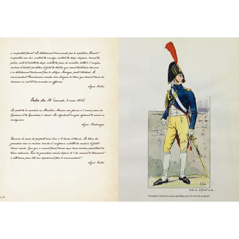 LES CAHIERS D'EUGÈNE DE BEAUHARNAIS - Garde des...