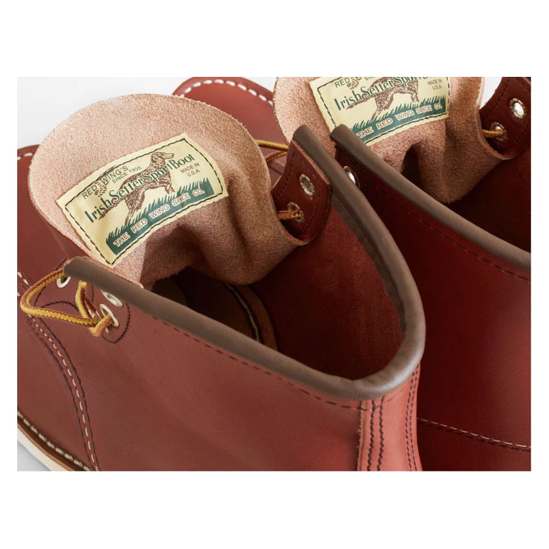 6" Classic Moc Toe 8875 Oro Russet Boots - Red...