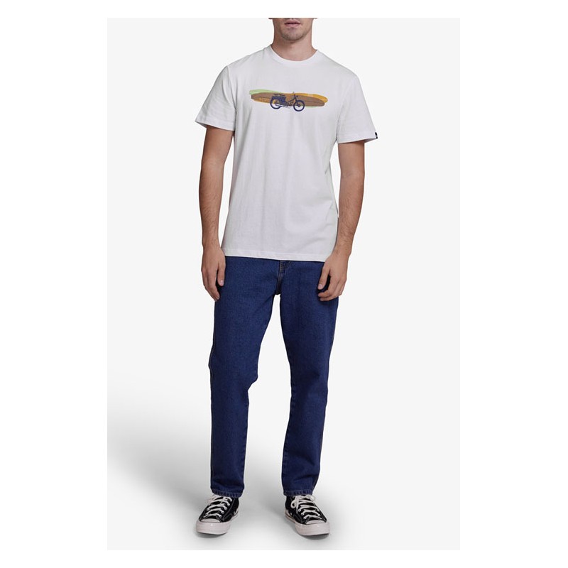 T-SHIRT BIO-BAUMWOLLE SEASIDER TEE WHITE – Deus...