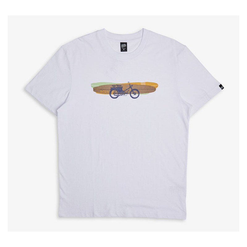 T-SHIRT BIO-BAUMWOLLE SEASIDER TEE WHITE – Deus...
