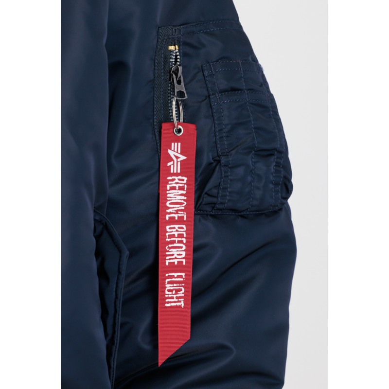 Blouson Pilote Bombers MA-1 Bleu Navy - Alpha...