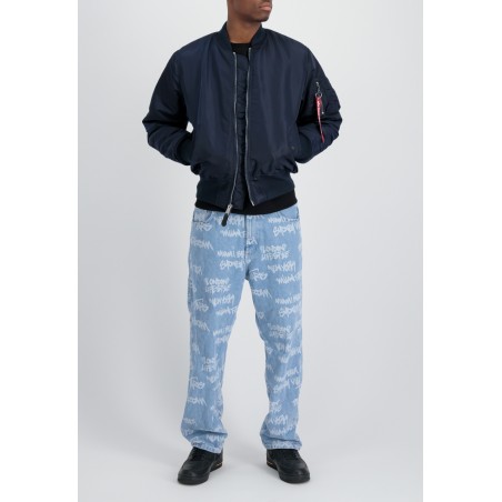 Pilotenjacke Bombers MA-1 Navy Blau – Alpha Industries