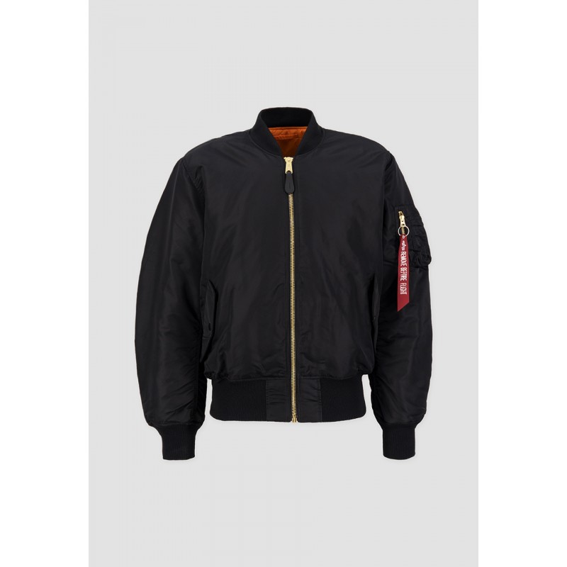 Pilotenjacke Bombers MA-1 Schwarz – Alpha...