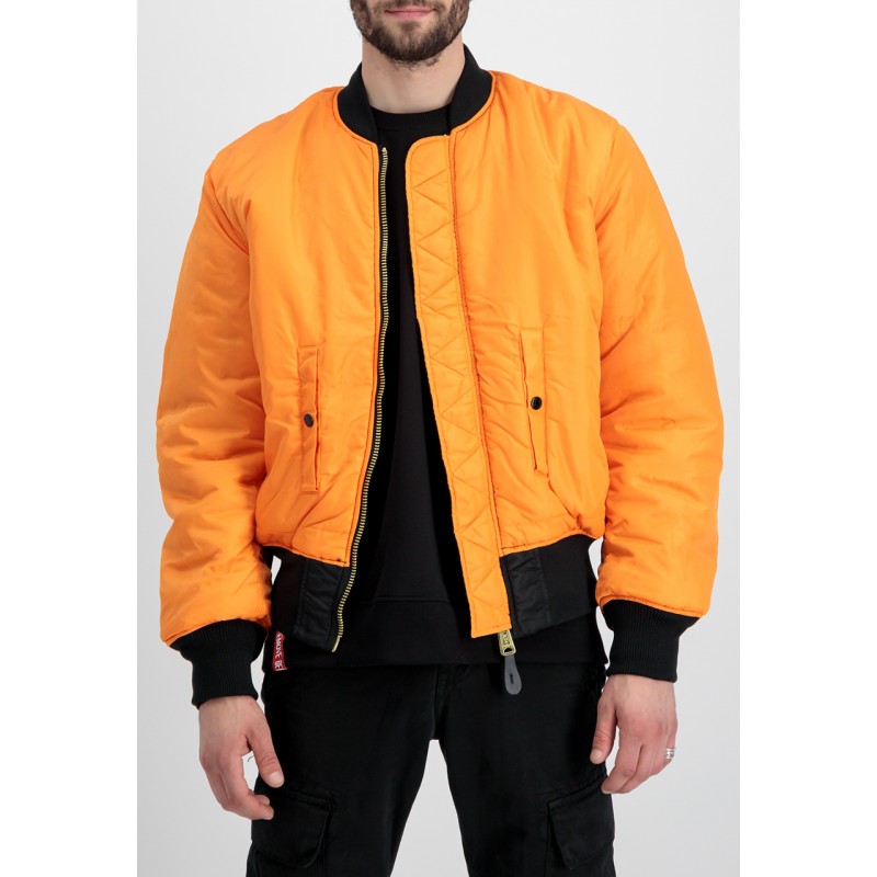 Pilotenjacke Bombers MA-1 Schwarz – Alpha...