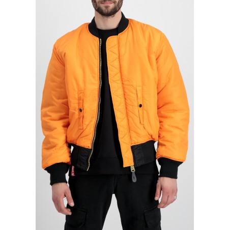 Pilotenjacke Bombers MA-1 Schwarz – Alpha Industries