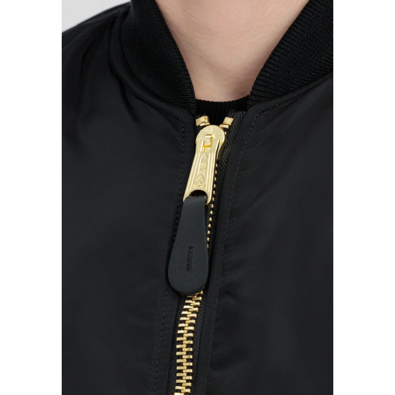 Blouson Pilote Bombers MA-1 Noir - Alpha...