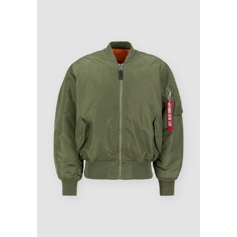Pilotenjacke Bombers MA-1 Sage Green OD – Alpha...