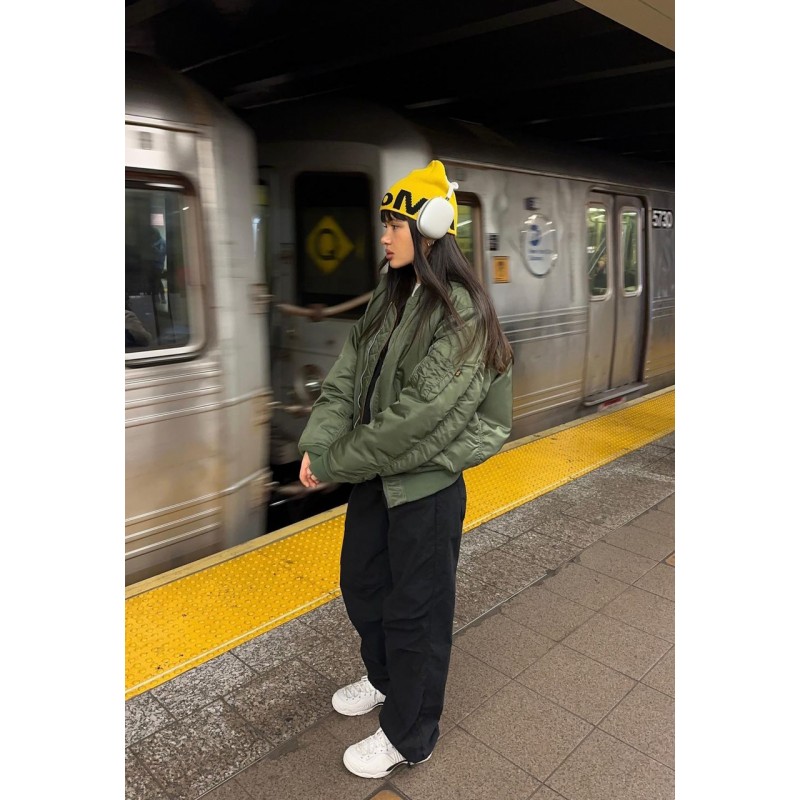 Pilotenjacke Bombers MA-1 Sage Green OD – Alpha...