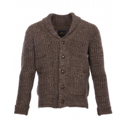 Jacke 100% Merinowolle 1923 Buccaneer Cardigan brown...