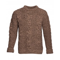 Trui 100% merino wol 1946 Mountaineer Sweater brown...