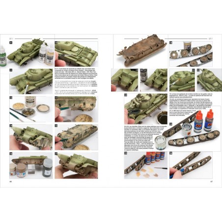 PEINTURE DES BLINDÉS DE LA SECONDE GUERRE MONDIALE & MODERNES