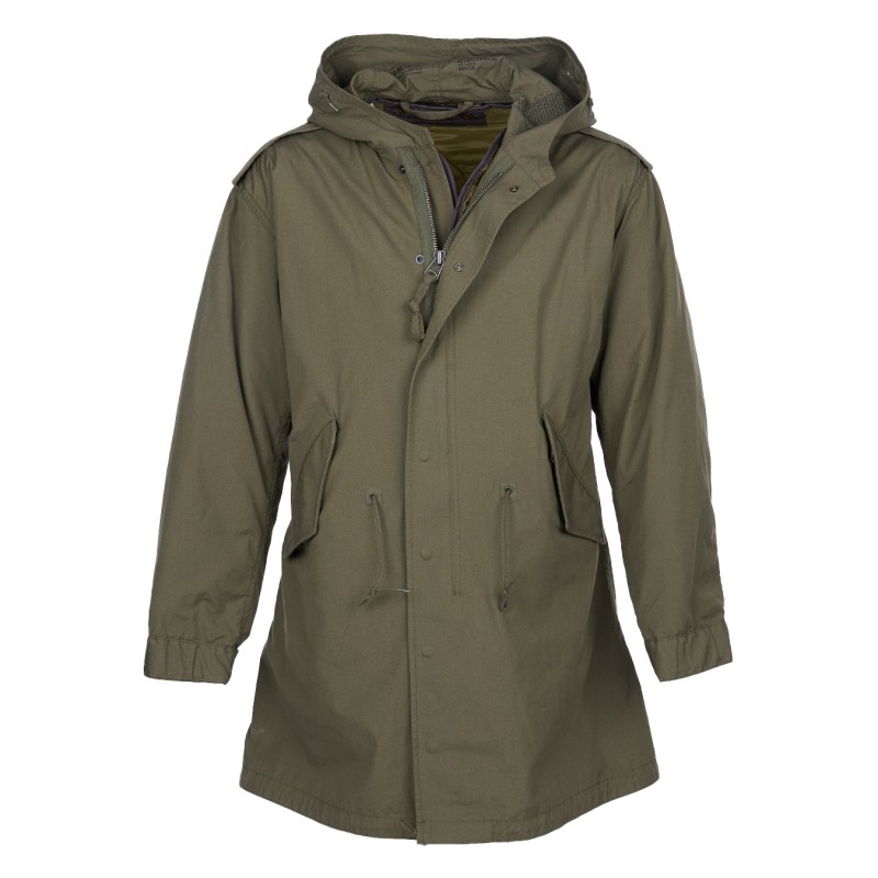 Parka de campaña Fishtail M1951 verde oliva -...