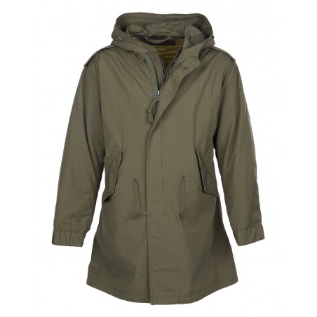 Parka de campaña Fishtail M1951 verde oliva - Pike Brothers