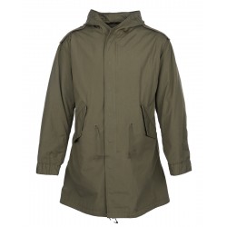 Parka de campaña Fishtail M1951 verde oliva - Pike Brothers