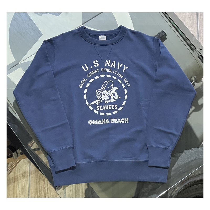 Sweatshirt Baumwolle Omaha Beach U.S. Navy – In...