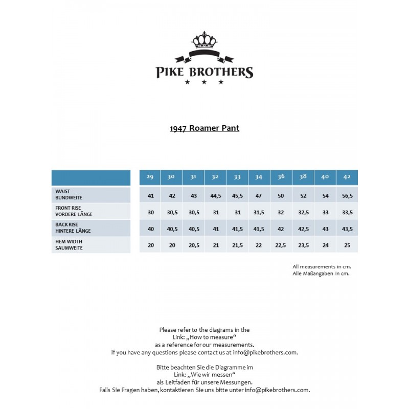 Jean 1947 Roamer Pant 15oz indigo - Pike Brothers