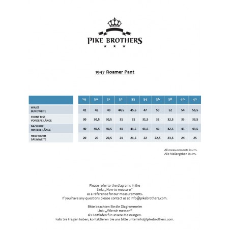 Jean 1947 Roamer Pant 15oz indigo - Pike Brothers