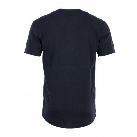 T-shirt 1927 Henley Shirt short sleeve Mojave blue - Pike Brothers