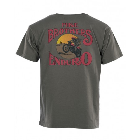 T-Shirt 1969 Sports Tee Enduro grey - Pike Brothers