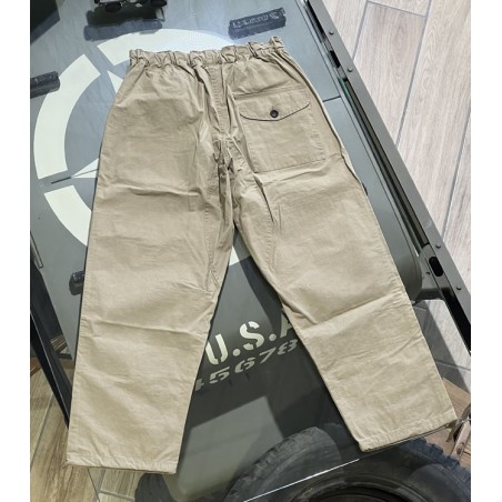 Pantalon Sous-Marinier Sable - 1950 Submariner Royal Sand Pant - Fleurs de Bagne