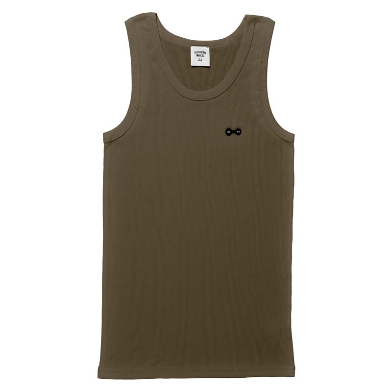 The Authentic Marcel Tank Top Khaki - Les...