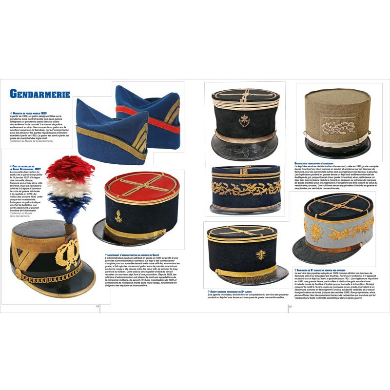 FRENCH MILITARY HEADGEAR - GUIDE MILITARIA N°3