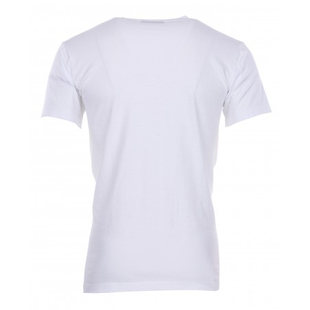 Set van 2 tubulaire T-shirts V-hals wit - 1965 V-Neck Set white - Pike Brothers
