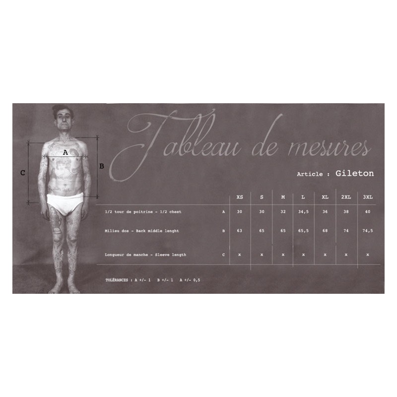 Wit Marcel hemd "LE GILETON DU PÉGRIOT" -...