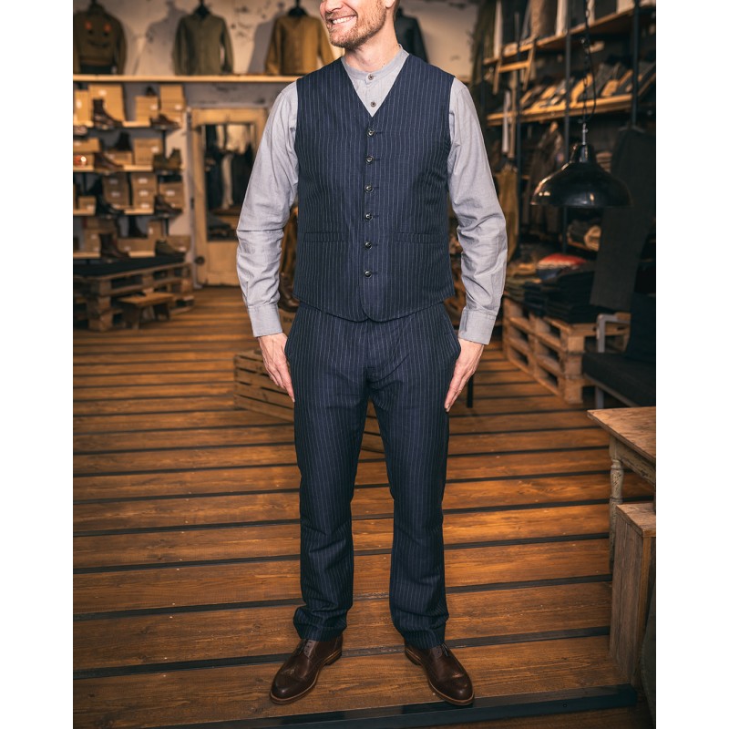 Gilet 1905 Hauler Vest Chicago blue – Pike...