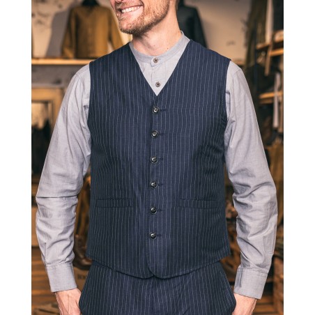 Gilet 1905 Hauler Vest Chicago blue – Pike Brothers