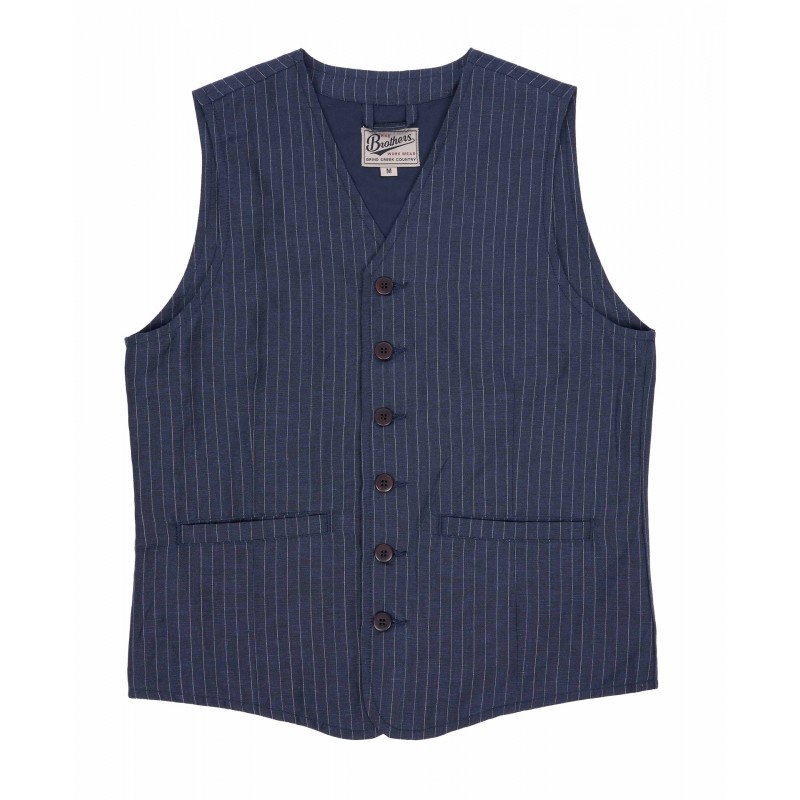 Gilet 1905 Hauler Vest Chicago blue – Pike...