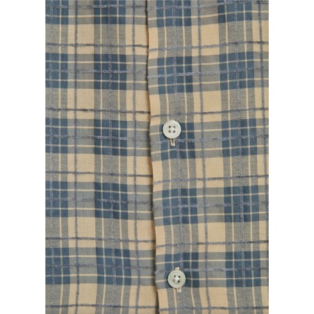 Licht kortemouwhemd Trail Blue - Portuguese Flannel