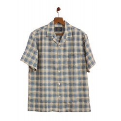 Licht kortemouwhemd Trail Blue - Portuguese Flannel