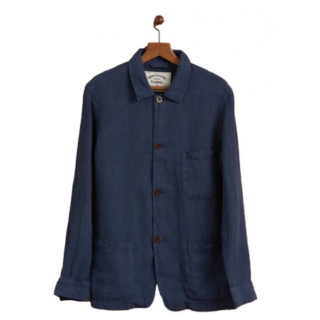 Leinenjacke Labura Blau Navy - Portuguese Flannel