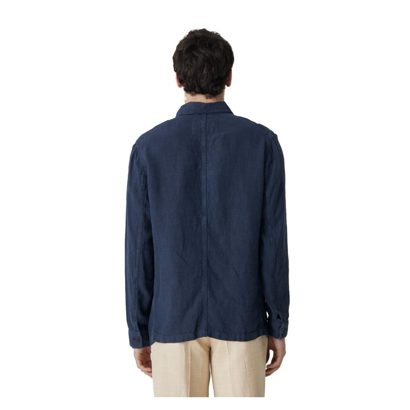 Leinenjacke Labura Blau Navy - Portuguese Flannel