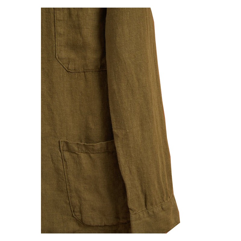Leinenjacke Labura Olive - Portuguese Flannel