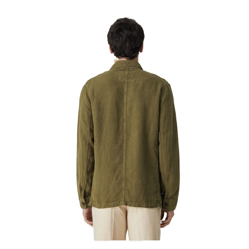 Leinenjacke Labura Olive - Portuguese Flannel