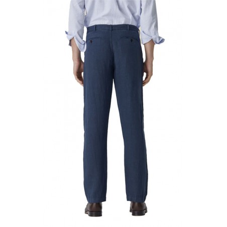 Hose 100% Leinen marineblau - Portuguese Flannel